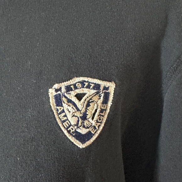 Men’s American Eagle 1/4 Zip Heavy Pullover Sweatshirt. - Picture 3 of 6